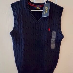 Polo by Ralph Lauren Kids Black Sweater Vest